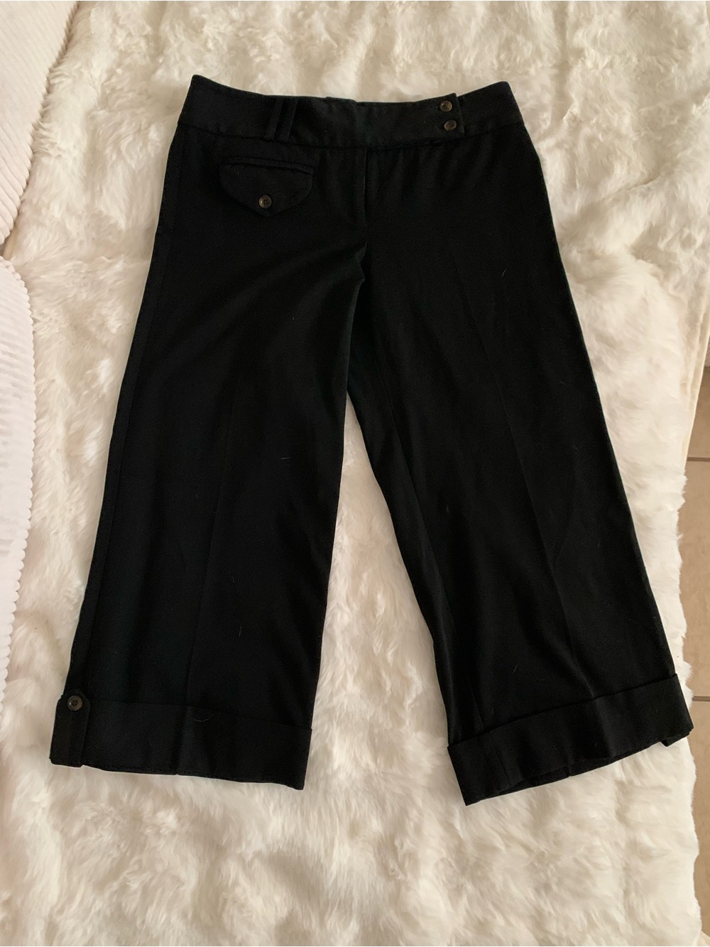 Bebe Black Culottes